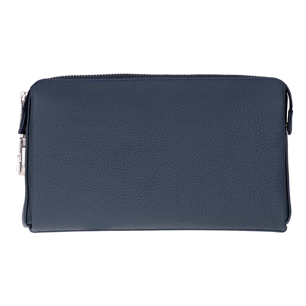 The Nomad Leather Wristlet Clutch – Minimal Zip Wallet & Travel Carry