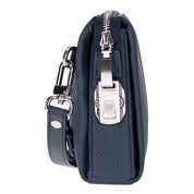 The Nomad Leather Wristlet Clutch – Minimal Zip Wallet & Travel Carry