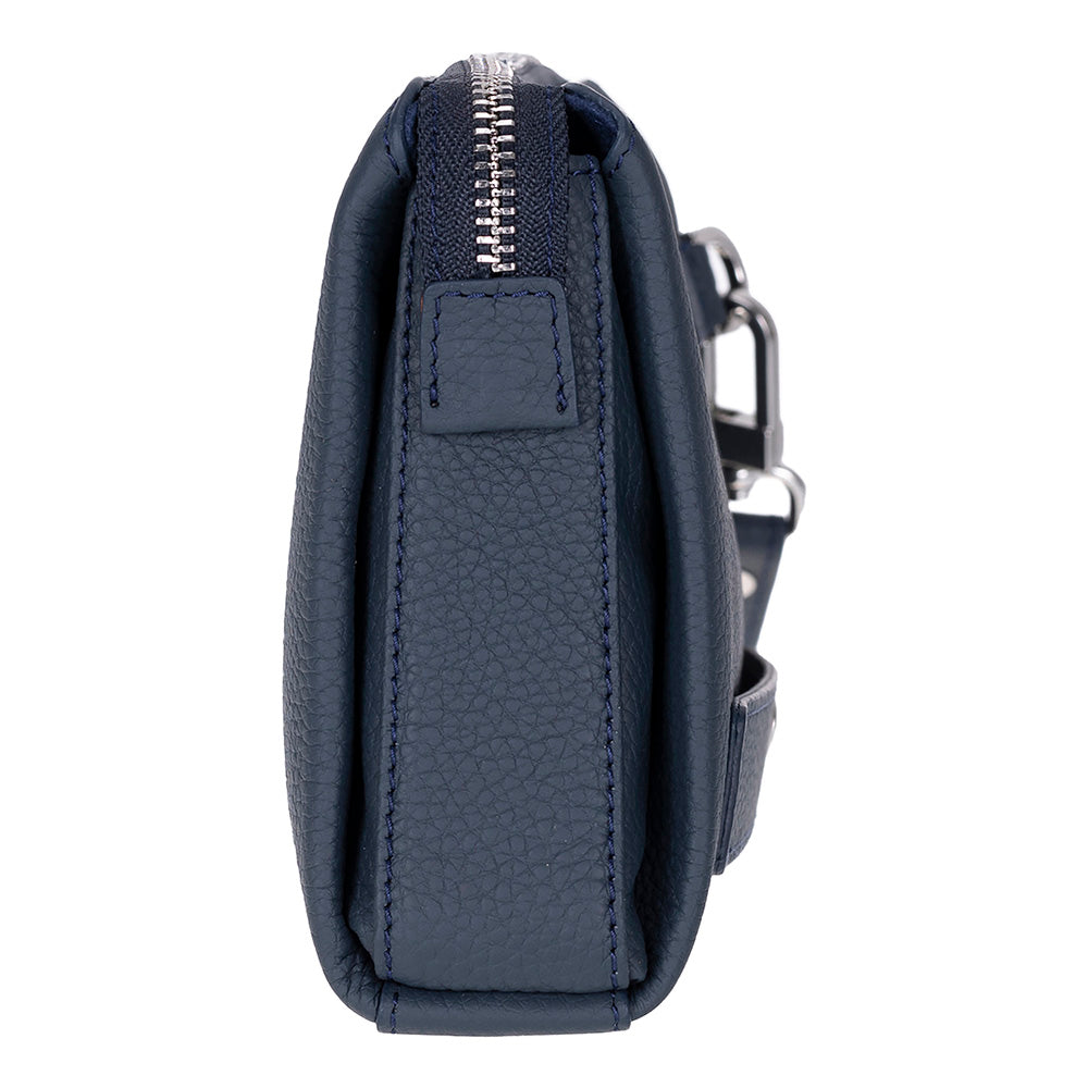 The Nomad Leather Wristlet Clutch – Minimal Zip Wallet & Travel Carry