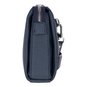 The Nomad Leather Wristlet Clutch – Minimal Zip Wallet & Travel Carry