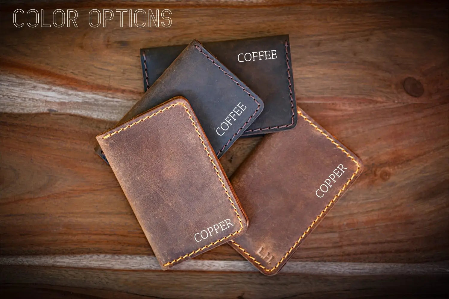 Slim Leather Card Holder Front Pocket Wallet - Legendary Hide