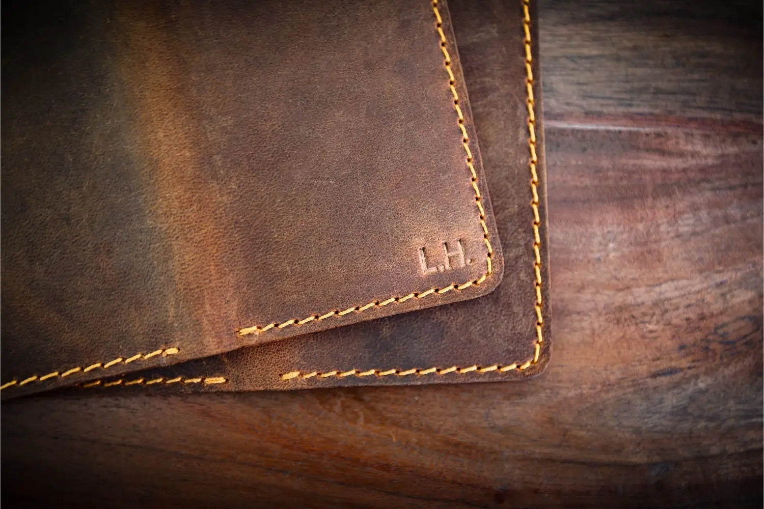 Slim Leather Card Holder Front Pocket Wallet - Legendary Hide