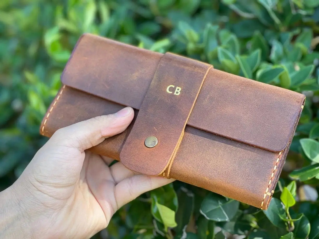 Stella Leather Wallet Personalized Luxury Purse