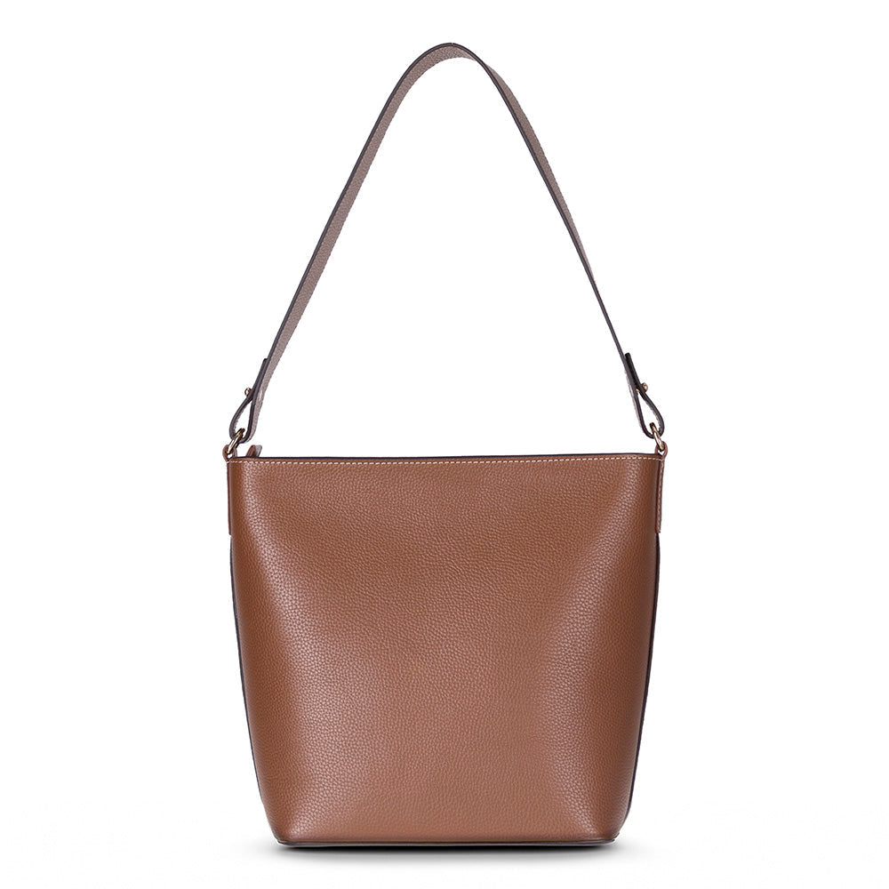Elena Tote — Genuine Leather Shoulder Bag