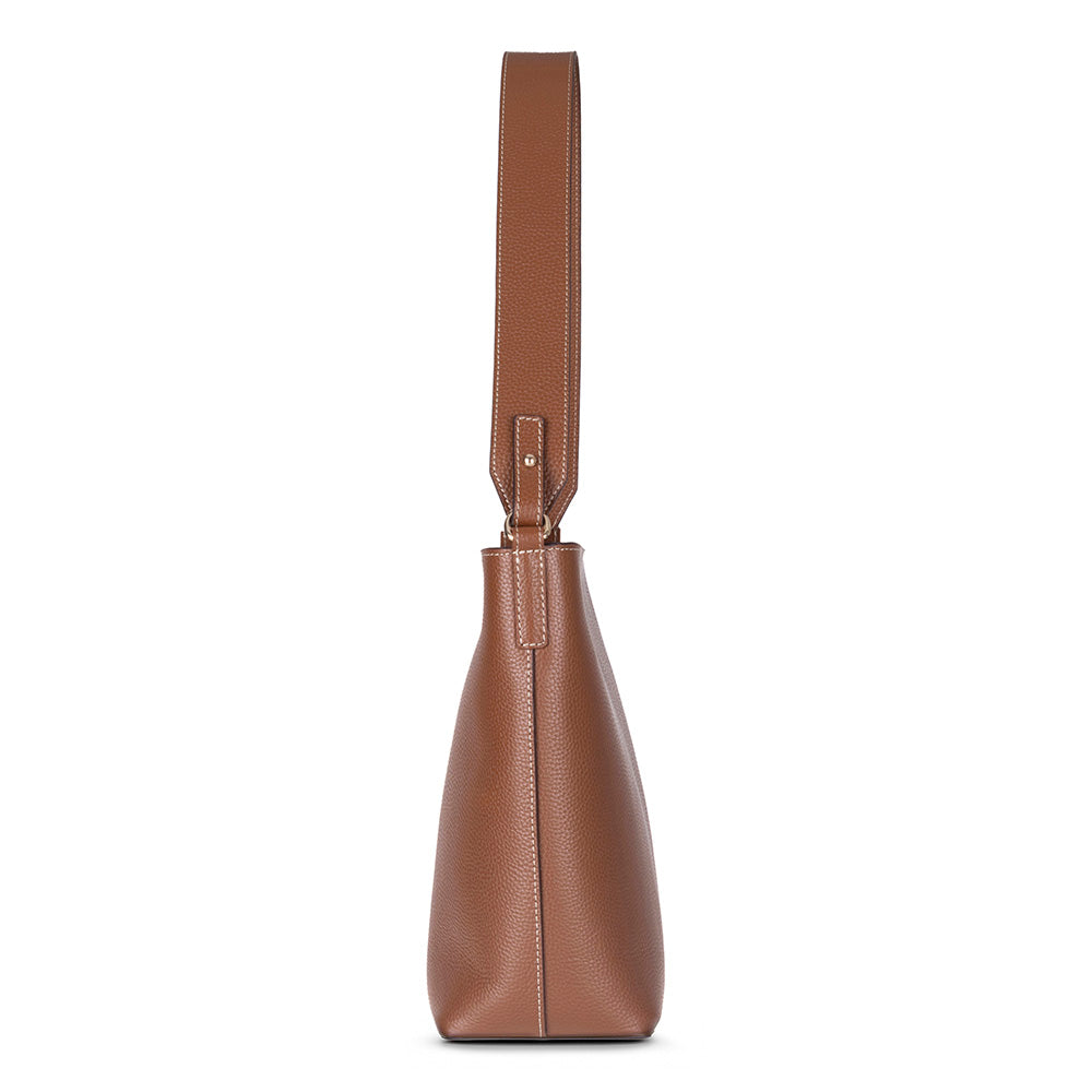 Elena Tote — Genuine Leather Shoulder Bag