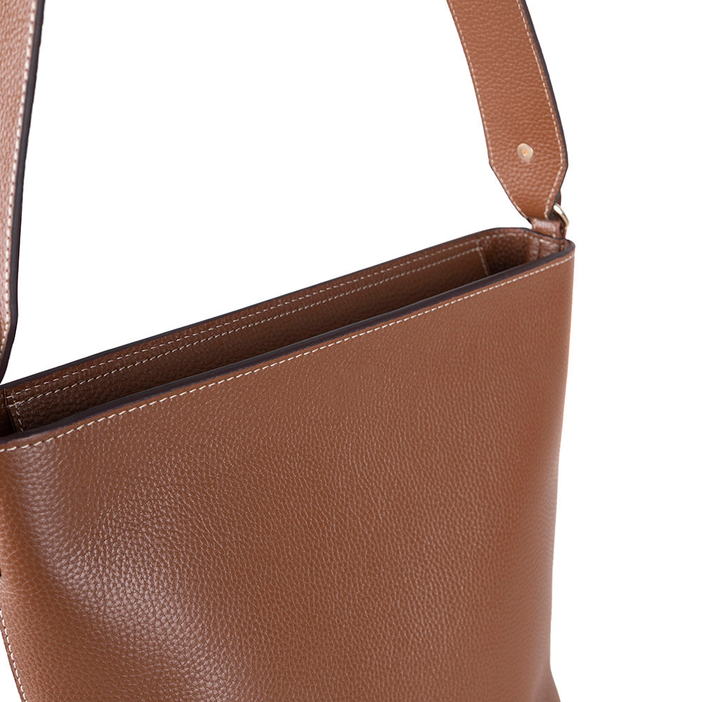 Elena Tote — Genuine Leather Shoulder Bag