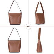 Elena Tote — Genuine Leather Shoulder Bag