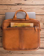  Apollo Geniun Leather Laptop Bag For 13"