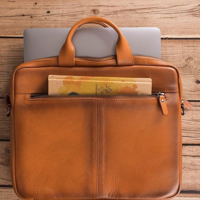  Apollo Geniun Leather Laptop Bag For 13"