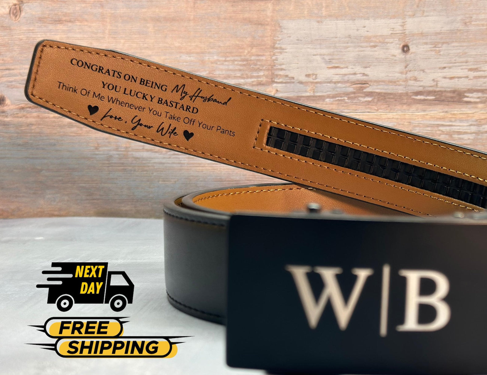 Men's Leather Belt, Personalized Groomsmen Belt, LegendaryHide PrecisionFit Leather Ratchet Belt, Unique Gift for Husband