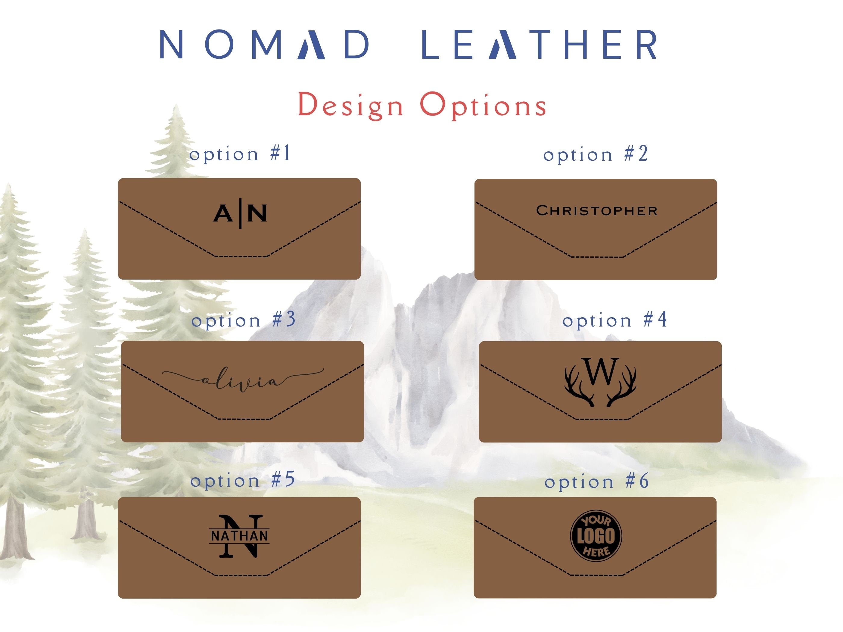 Leather Foldable Glasses Case with Magnetic Closure | Personalized, Full Grain Eyewear Protector | Nomad Leather Sunglasses Sleeve