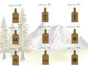 Monogram Leather AirTag Luggage Tag – Premium Personalized Travel ID, Tracker-Ready Gift for Jetsetters & Business Travelers