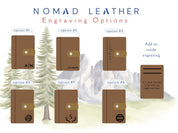 Leather Wallet with Zipper Pouch, Personalized Pop up Wallet, Mechanical Card Holder, Modern Travel Accessory