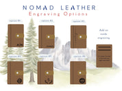Personalized Mens Wallet, Leather Wallet with Zipper Pouch, Mechanical Card Holder, Modern Travel Accessory