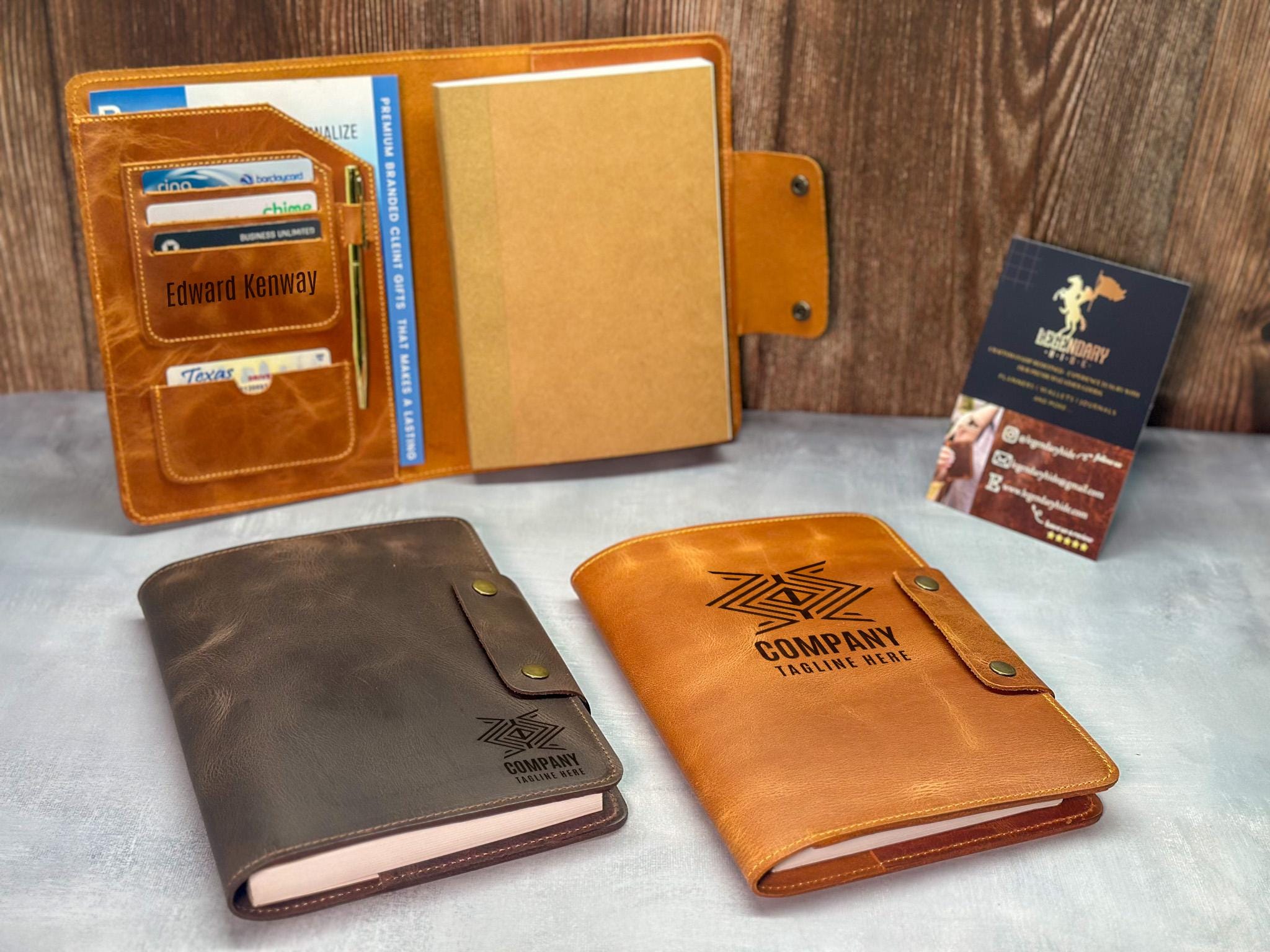 Bulk Custom Leather Journals – Corporate Logo Gifts, Event Swag, Employee Appreciation, Marketing & HR Gifts, Business Notebooks