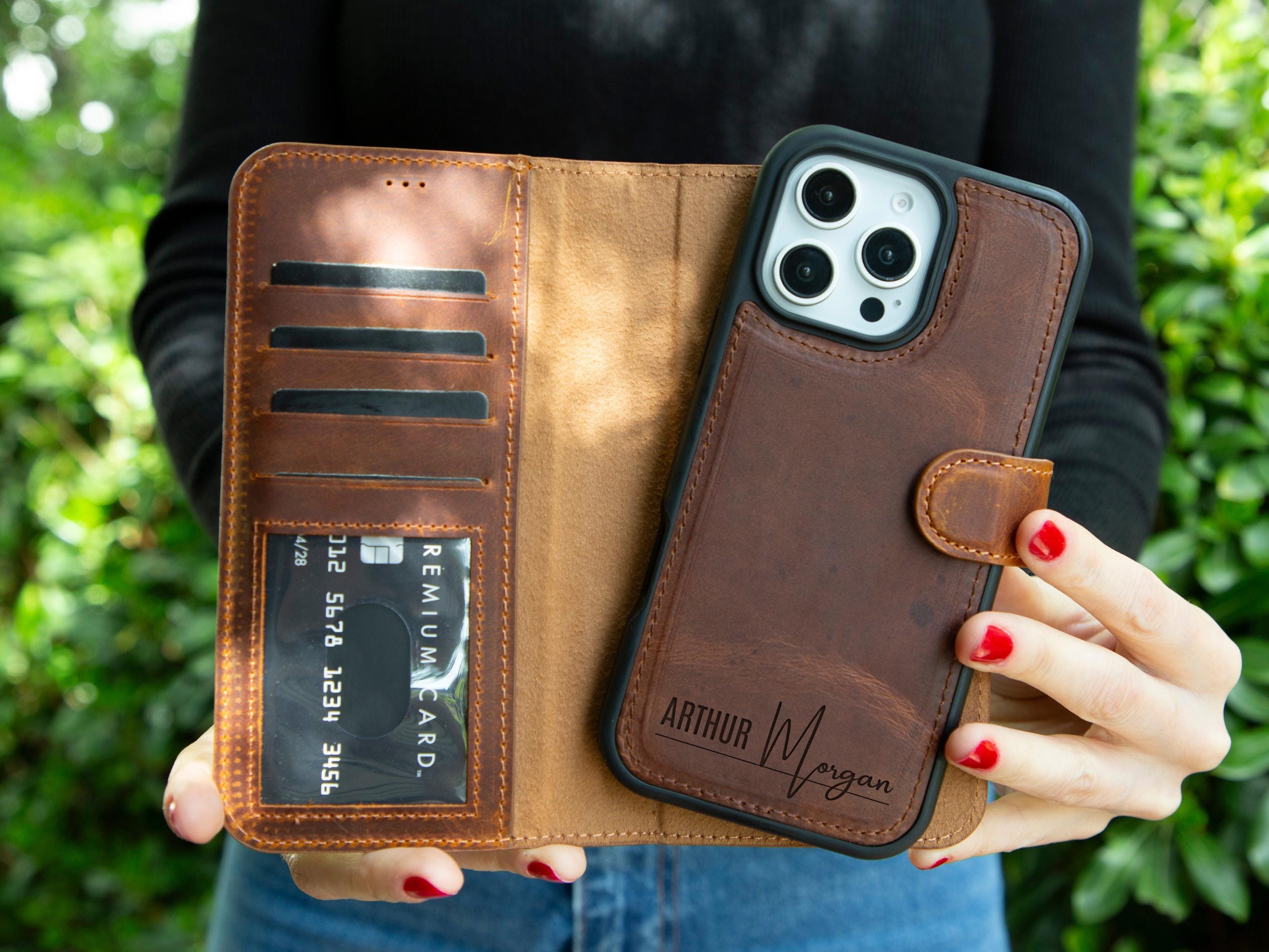 Personalized Leather iPhone 16 Pro Max Phone Case