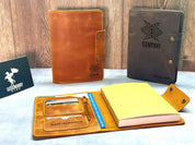 200 units Blue Personalized Leather Journal A5 wiyh Custom Logo Notebook, Corporate Gift for Clients & Employees, Executive Journal
