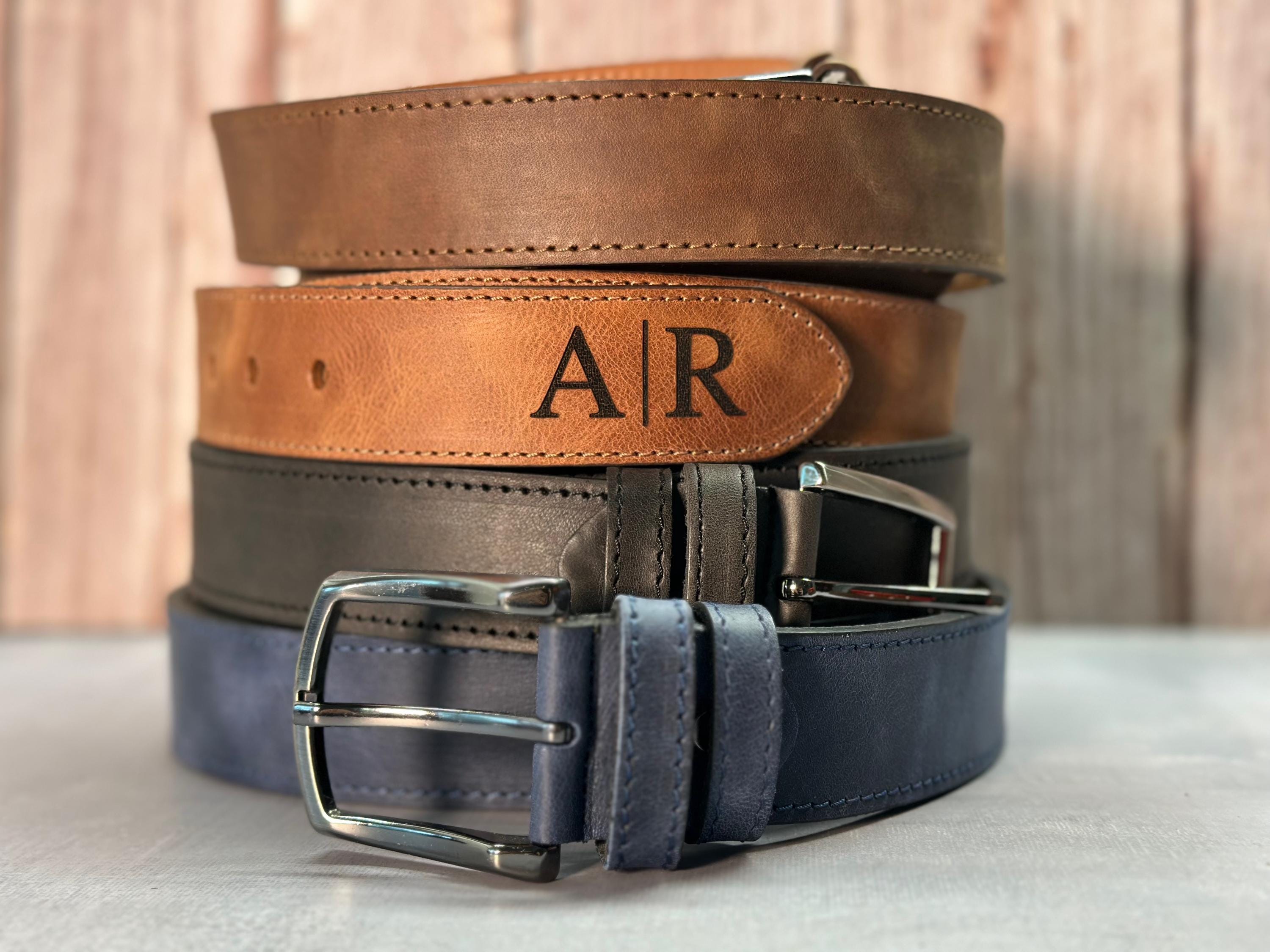 Personalized Leather Belt | Fathers Day Gift | Gift for Dad | Mens Belt | Gift for Husband | Gift for Him | Custom Belt