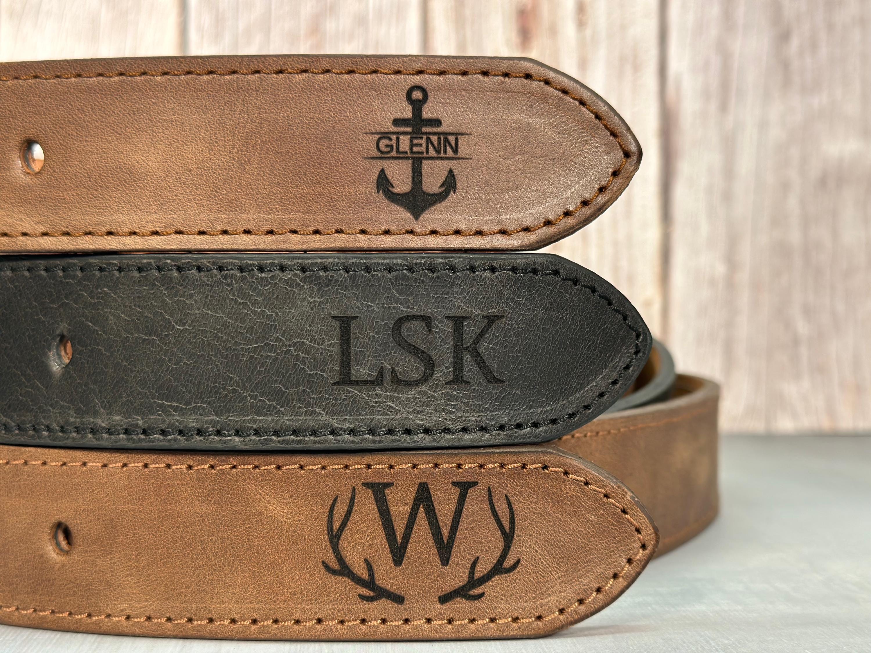 Personalized Leather Belt | Fathers Day Gift | Gift for Dad | Mens Belt | Gift for Husband | Gift for Him | Custom Belt
