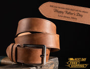 Personalized Leather Belt | Fathers Day Gift | Gift for Dad | Mens Belt | Gift for Husband | Gift for Him | Custom Belt