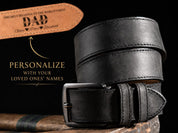 Personalized Leather Belt | Fathers Day Gift | Gift for Dad | Mens Belt | Gift for Husband | Gift for Him | Custom Belt