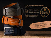 Personalized Leather Belt | Fathers Day Gift | Gift for Dad | Mens Belt | Gift for Husband | Gift for Him | Custom Belt