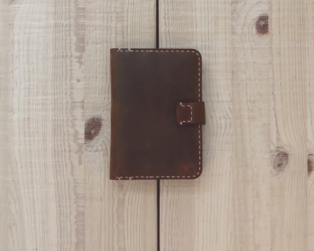 Customized Handmade Leather Passport Cover & Travel Wallet